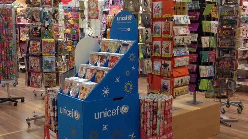 Unicef France va vendre ses cartes de vœux en grandes surfaces