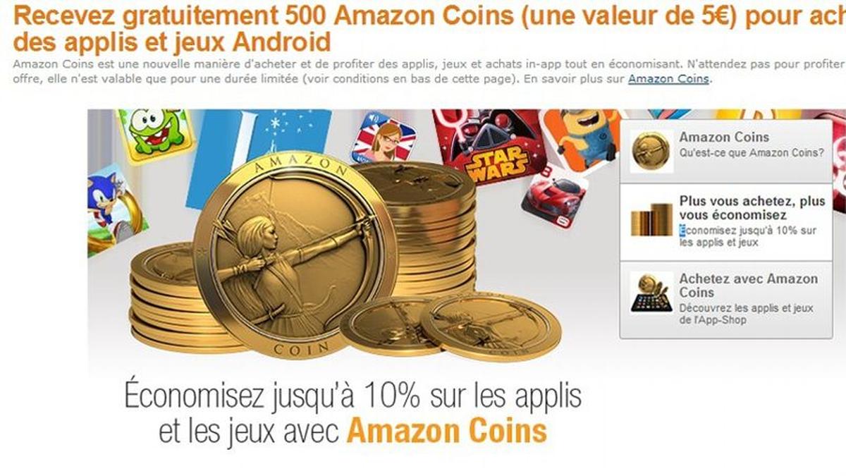 Amazon lance sa monnaie virtuelle en France