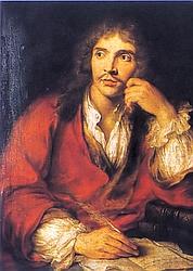 Jean-Baptiste Poquelin, dit Molière, était sujet à des crises d'épilepsie (peinture deCharles-Antoine Coypel).