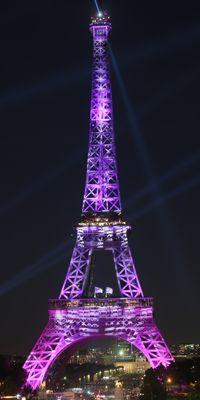 L'an dernier, la tour Eiffel s'était illuminée de rose en hommage à l'opération Octobre rose.