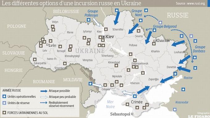 Les Quatre Scénarios Dune Intervention Militaire Russe En Ukraine 9939