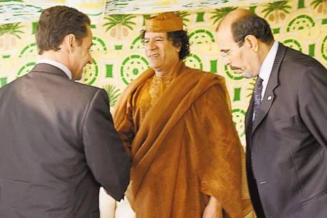 rencontre kadhafi sarkozy