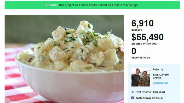 Crowd investing kickstarter potato galaxycore ipo