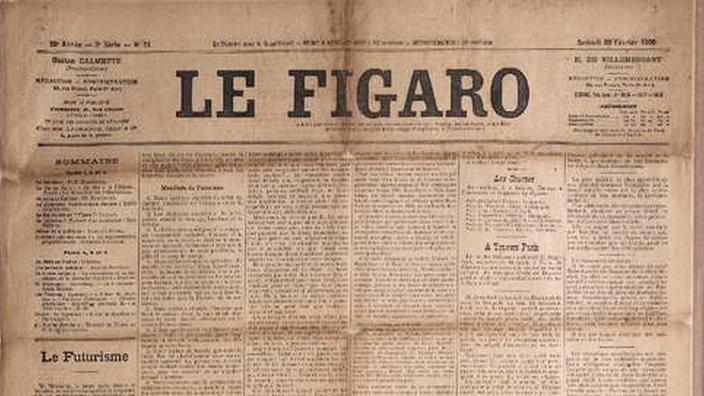 Le «Manifeste» à la une du «Figaro»