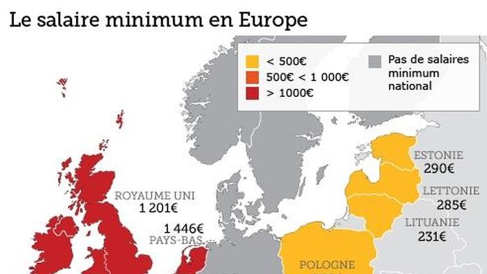 En Europe, Le Salaire Minimum Pâtit De La Crise