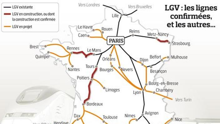lignes tgv france 2021
