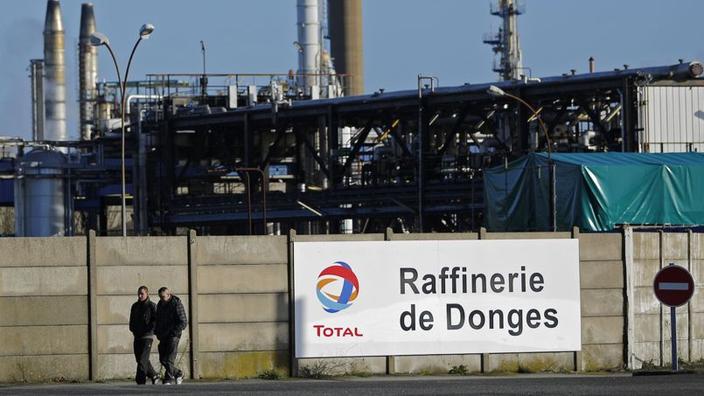Greve Total Gonfreville Fin de la grève des raffineries Total