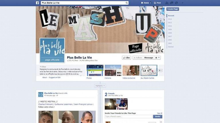belle la vie facebook contraint de rouvrir une page de fan
