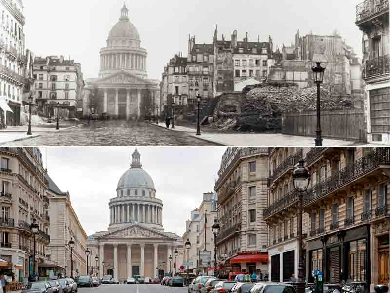 Paris avant et après Haussmann