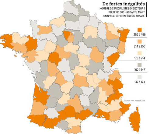 Depassements D Honoraires Des Inegalites Regionales Surprenantes