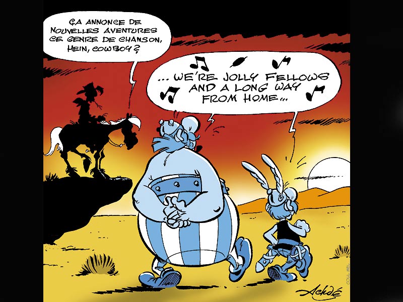 Cinq Dessinateurs S Amusent A Croquer Asterix Et Obelix