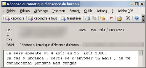 Vos Mails D Absence Revelent Quel Employe Vous Etes