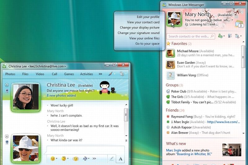 rencontre windows live messenger