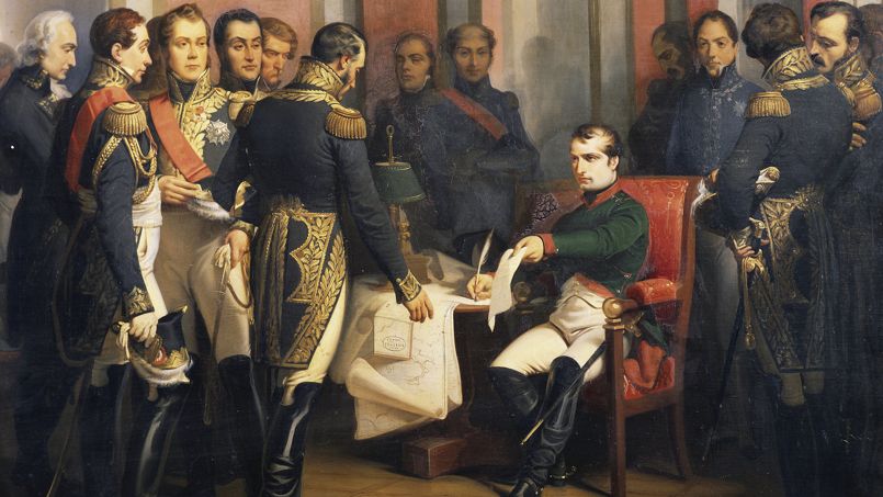 L empereur Napoleon Ier donne l ordre avant la bataille d
