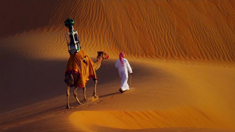 Google Cartographie Les Deserts A Dos De Dromadaire