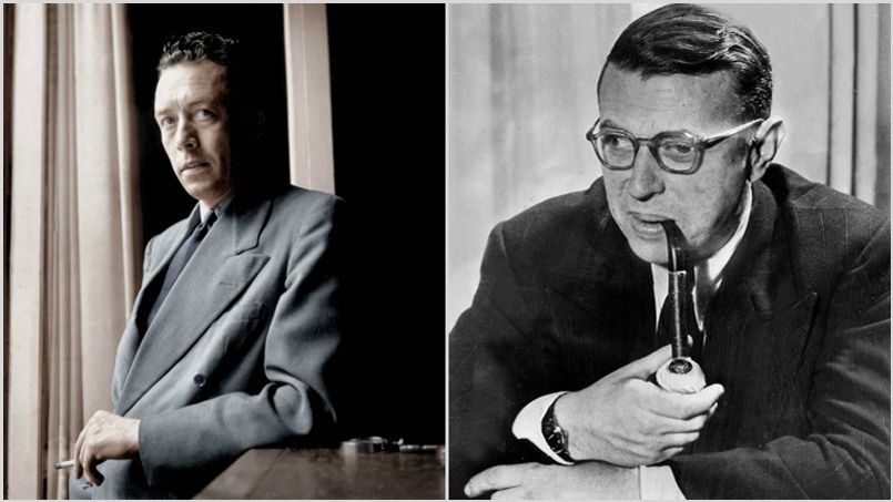 rencontre sartre camus