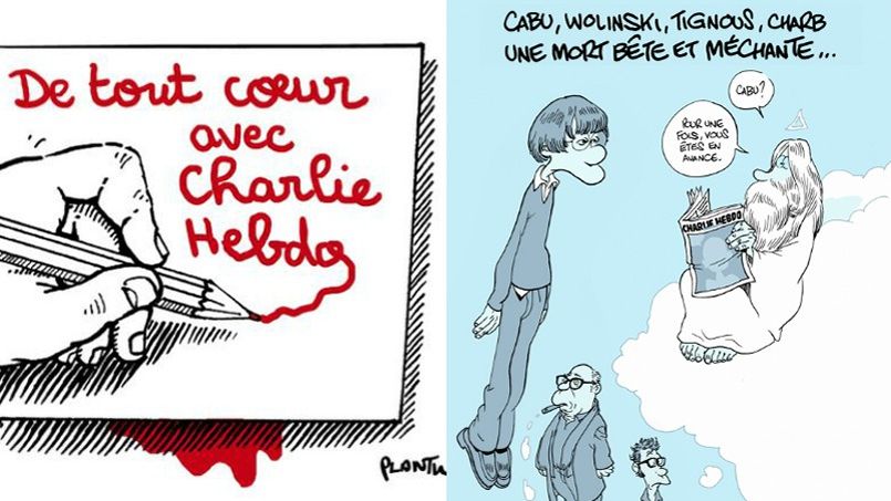 Plantu Zep Vidberg Leurs Adieux A Charlie Hebdo