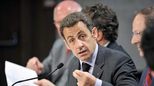 Nicolas Sarkozy, mardi 13 mai à Vienne.