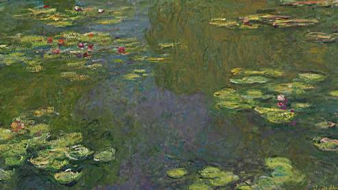 «Le Bassin aux Nymphéas» a été exécuté par le peintre en 1919 dans sa résidence de Giverny. Crédits photos :AFP et AP