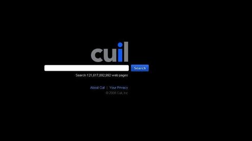 L'interface graphique de Cuil est, à l'image de Google, réduite à son minimum. Une version française de Cuil est attendue pour la fin de l'année.