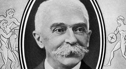 Le baron Pierre de Coubertin fut président du Comité international olympique jusqu'à sa mort.