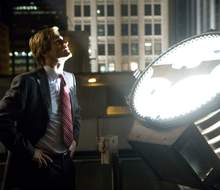 Aaron Eckhart, dans le rôle du procureur Harvey Dent (photo Stephen Vaughan/Warner Bros).