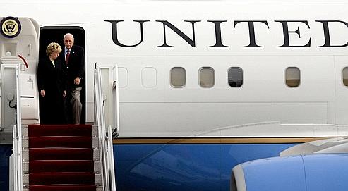 Après l'Azerbaïdjan (ci-dessus à son arrivée à Bakou), Dick Cheney va poursuivre sa tournée jeudi en Géorgie, puis en Ukraine avant de terminer par l'Italie.
