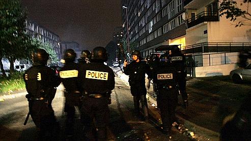 Intervention de police à Montfermeil, le 28 octobre 2006.