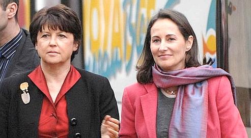 Martine Aubry et Ségolène Royal à Lille, en janvier 2007. (Eric Feferberg / AFP)
