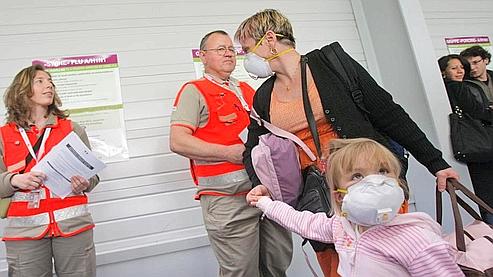 La France a mis en place une zone réservée aux passagers en provenance du Mexique à l'aéroport de Roissy. Crédits photo : AFP