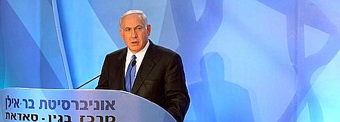 Nétanyahou accepte le principe d'un État palestinien<br/>