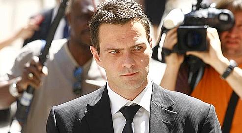Jérôme Kerviel, sortant de son bureau à Levallois-Perret, en janvier dernier.