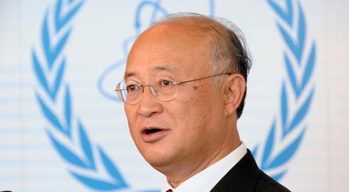 Yukiya Amano, jeudi, à Vienne. Âgé de 62 ans, le diplomate japonais a été élu à la tête de l'AIEA pour quatre ans.