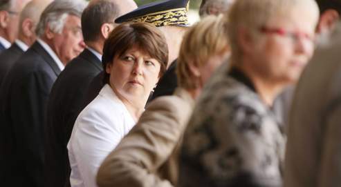 Martine Aubry, à Lille lors des cérémonies du 14 Juillet.