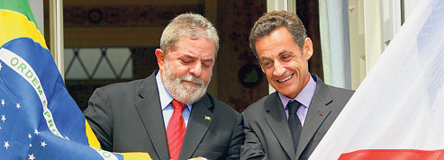 Sarkozy au Brésil <br/>avec 25 chefs d'entreprise<br/>