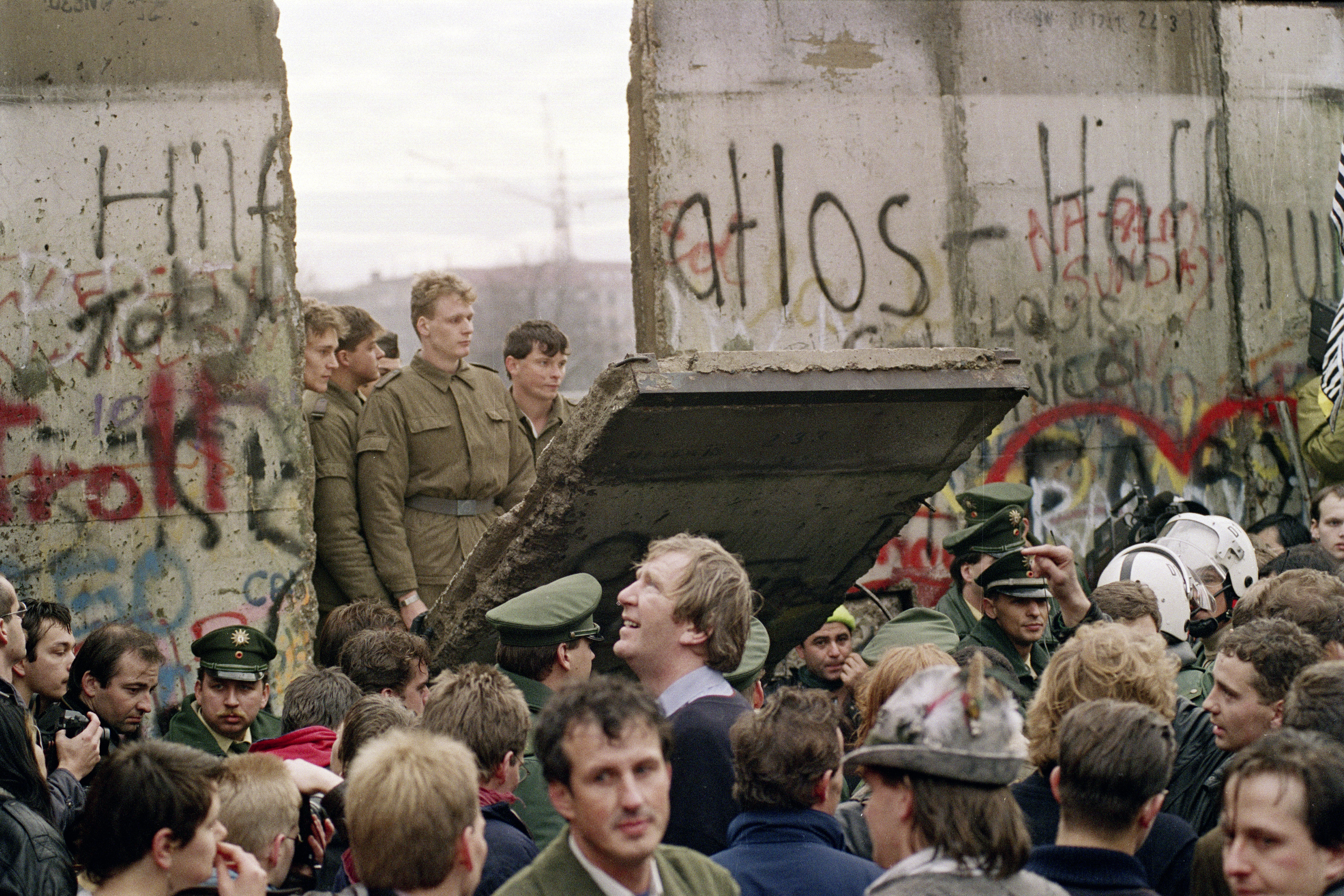 Chute du mur de Berlin 9 novembre 1989