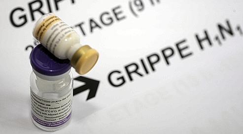 Des doses de vaccin contrela grippe A (H1N1).
