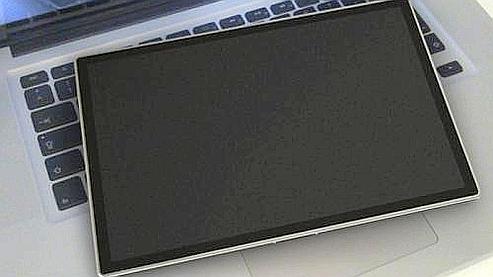 Une des dernières photos supposées de la tablette Apple, mise en ligne mardi.