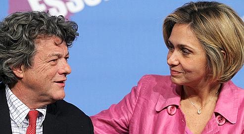 Le minstre de l'Ecologie est venu soutenir la tête de liste UMP Valérie Pécresse, le 11 mars à Vélizy-Villacoublay, lors d'un meeting de campagne.