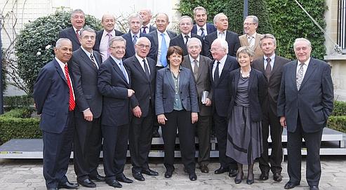 La première secrétaire du PS, Martine Aubry, a réuni, mardi,au siège du Parti socialiste, à Paris, les présidents de région socialistes vainqueurs du second tour des régionales.