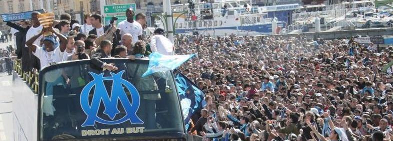 Retour triomphal des Marseillais