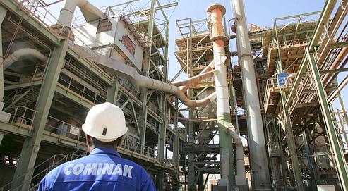 Le site de la mine d'uranium d'Arlit, au Niger.