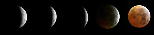 Éclipse totale de lune, ce matin<br/>