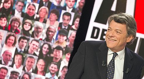 Jean-Louis Borloo, jeudi,sur le plateaude France 2,lors de l'émission« À vous de juger ».