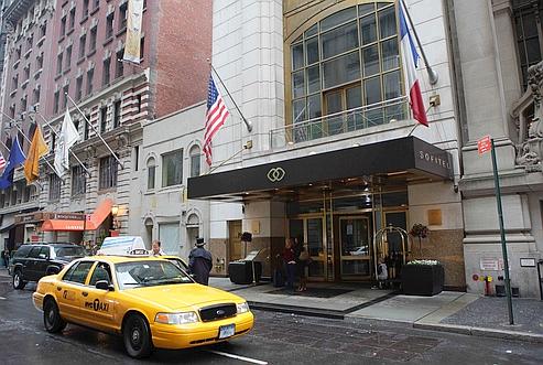 L'hôtel Sofitel de Manhattan où résidait DominiqueStrauss-Kahn.