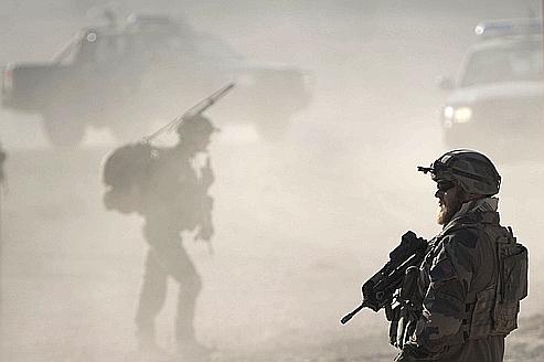 Des soldats de la légion étrangère en mission en Kapisa.