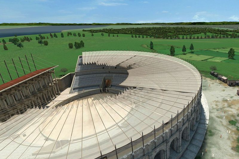 <strong>LES ARÈNES DE LUTÈCE</strong><br/><br/> Situées à l'extérieur de la ville romaine, les arènes de Lutèce (Ier siècle) pouvaient accueillir 17.000 spectateurs, alors que la population de la cité n'excédait pas 10.000 âmes. Cet amphithéâtre attirait un large public, venant souvent de loin, friand de combats entre gladiateurs ou avec des fauves ramenés d'Afrique, d'exécutions de prisonniers ou de représentations théâtrales. La piste centrale elliptique présente un axe de 52,50 m. La scène de théâtre, dressée sur le podium, mesure 41,20 m de longueur. Elles sont restées en activité jusqu'à la première destruction de Lutèce à la fin du IIIe siècle. En 1869, Théodore Vacquer les redécouvre à la faveur du percement de la rueMonge et elles bénéficient d'une restauration en 1917-1918.