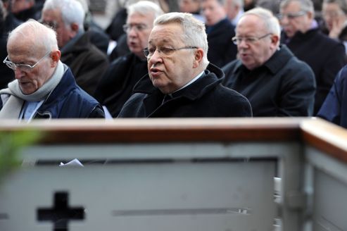 Le cardinal André Vingt-Trois, samedi, à Lourdes.