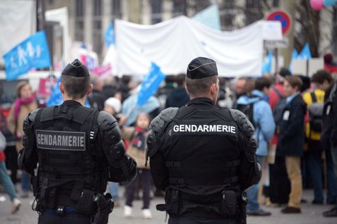 Des forces de sécurité, 5 000 hommes au total, avaient été déployées le long des trois parcours.