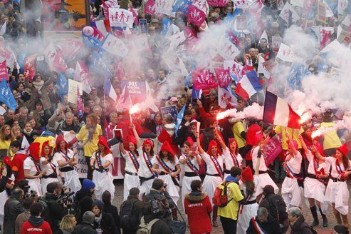 Les manifestants étaient 1.400.000 à demander le retrait du texte, selon le collectif organisateur.